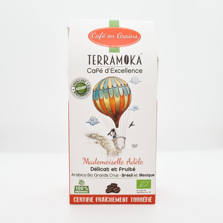 Café Terramoka Adèle en grains BIO Thé Bon Thé Bio