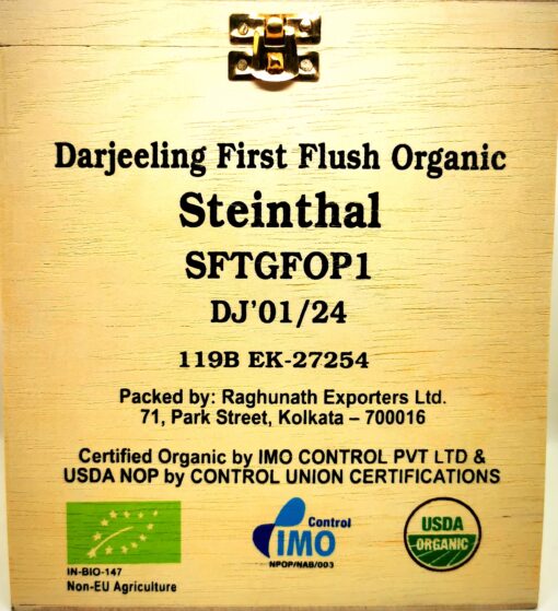 steinthal bio first flush boîte de revente