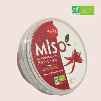 pâte miso piment d'espelette bio